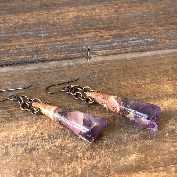Amethyst Earrings - Picture 6 of 8